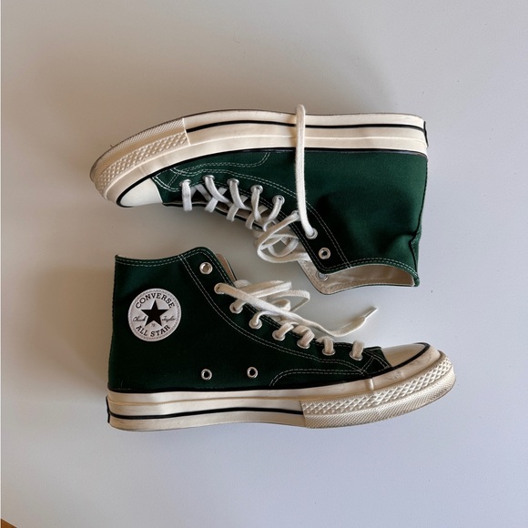 “Midnight Clover” Converse Chuck 70 Canvas High Tops - Men’s 10 / Women’s 12 - Picture 3 of 6